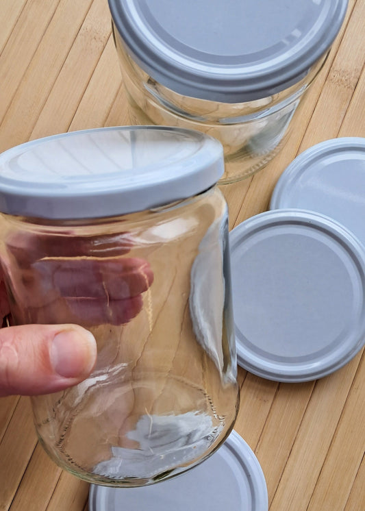 Deksel Wit voor glazen pot