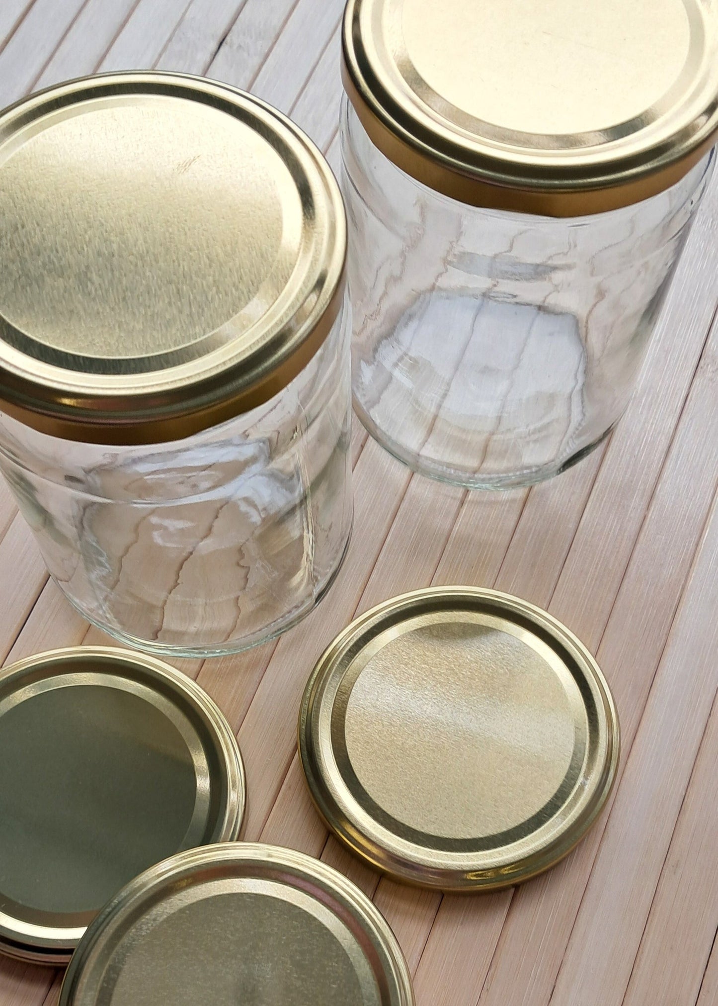 Deksel Goud voor glazen pot