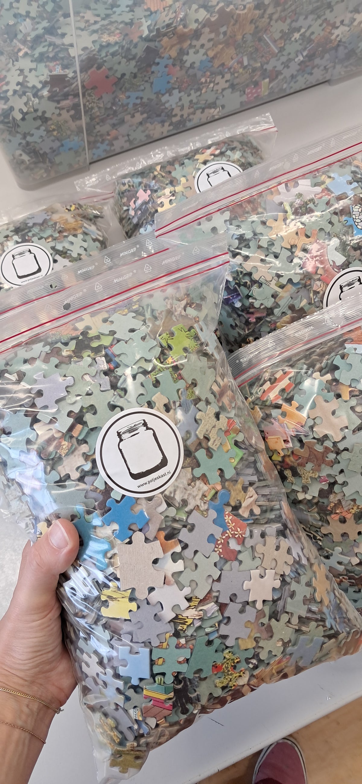 Basismateriaal speelbak - Puzzelstukjes