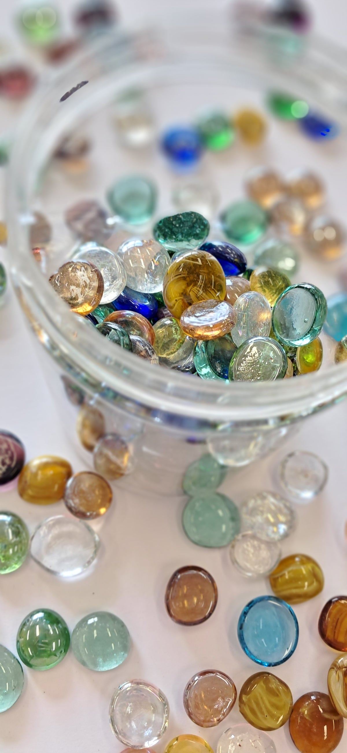 Pot Glas Steentjes