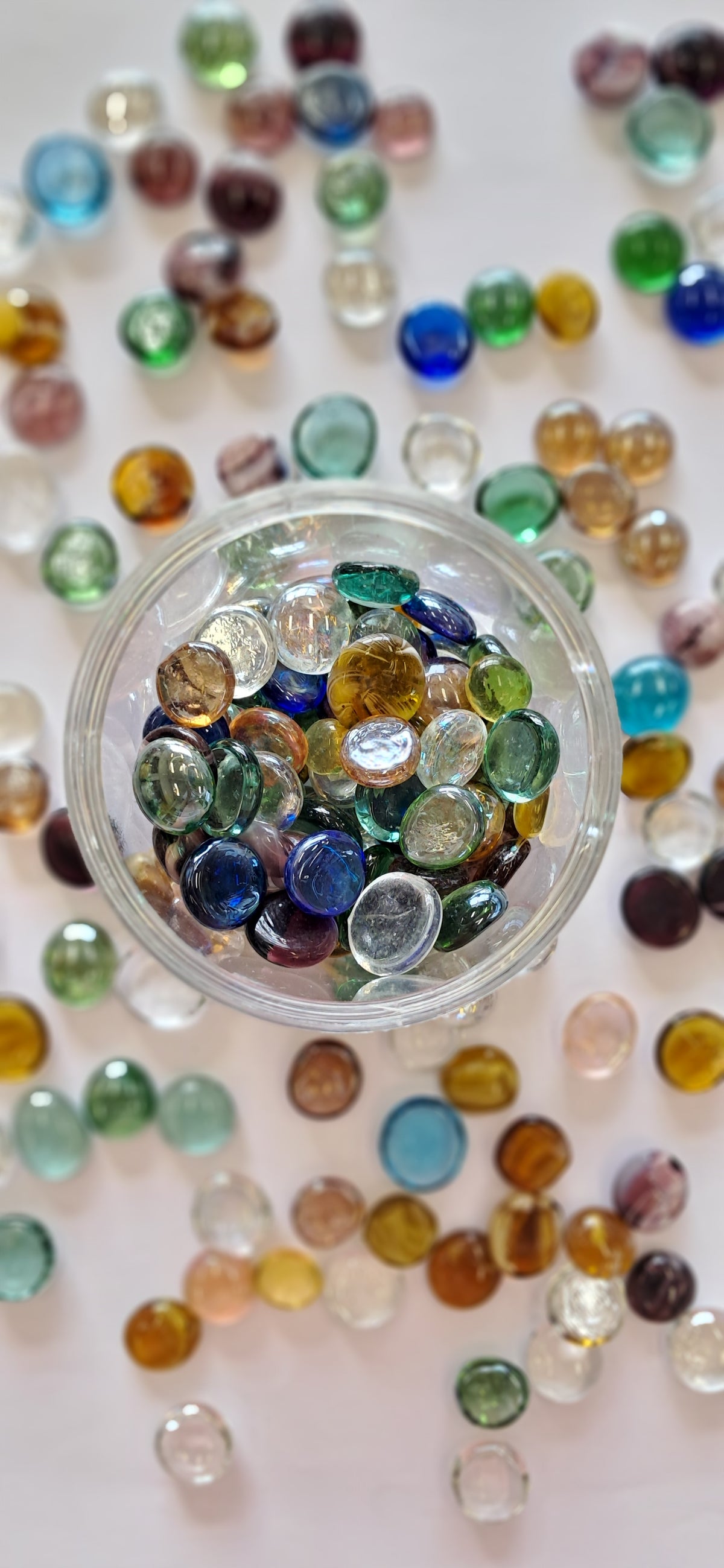 Pot Glas Steentjes